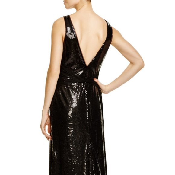 Sequin Mesh Gown - Picture 4 of 7